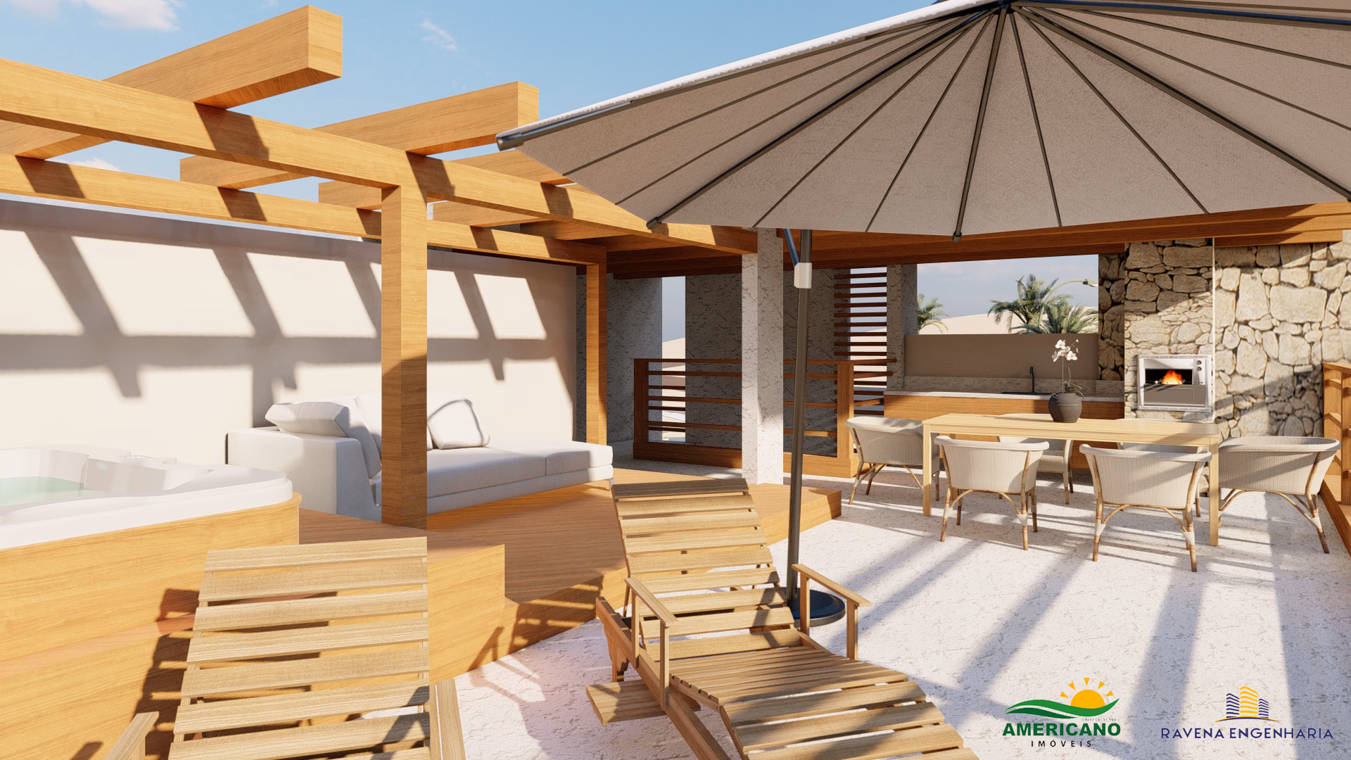 Salão do Beach Home Flecheiras