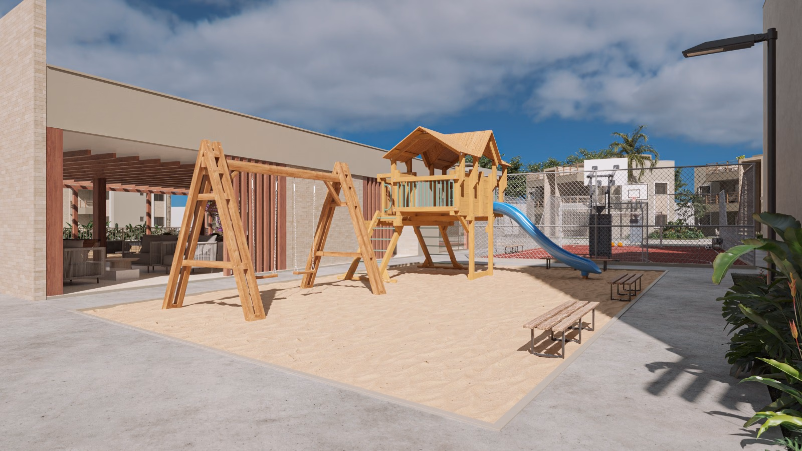 Playground infantil do Summer Ville Flecheiras
